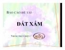 Báo cáo đề tài: Đất xám