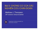 Bài giảng Y học chứng cứ: Bài 5 - PGS.TS. Lê Hoàng Ninh