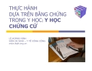 Bài giảng Y học chứng cứ: Bài 3 - PGS.TS. Lê Hoàng Ninh