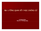 Bài giảng Y học chứng cứ: Bài 1 - PGS.TS. Lê Hoàng Ninh