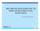 Thuyết trình: Mối liên hệ giữa sự phân cấp tài chính và nợ công tại các quốc gia Oecd