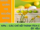 Thuyết trình: KPIs – các chỉ số thành tích cốt yếu