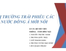 Thuyết trình: Thị trường trái phiếu các nước Đông Á mới nổi