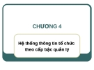 Bài giảng Hệ thống thông tin quản lý: Chương 4 - ThS. Thái Kim Phụng