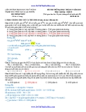 Đề thi thử Đại học môn Sinh học khối B năm 2013 (kèm đáp án) - Liên Trường THPT TP Vũng Tàu & các huyện