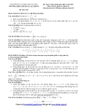 Đề thi thử tuyển sinh Đại học môn Toán khối A và khối A1 năm 2013 - Trường THPT Chuyên Lý Tự Trọng