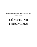 Báo cáo đề tài môn học Tập tài liệu nhà công cộng: Công trình thương mại