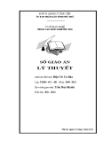 Sổ giáo án Lý thuyết Mô đun: Điện tử cơ bản - GV. Trần Duy Khánh