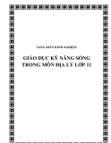 SKKN: Giáo dục kỹ năng sống trong môn Địa lý lớp 11