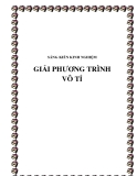 SKKN: Giải phương trình vô tỉ