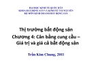 Bài giảng Thị trường bất động sản: Chương 4 - Trần Kim Chung