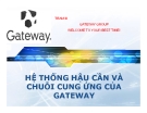 Tiểu luận: Hệ thống hậu cần và chuỗi cung ứng của Gateway