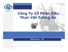 Tiểu luận: Công Ty Cổ Phần Dầu Thực Vật Tường An