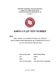 Khóa luận tốt nghiệp: Thực trạng và giải pháp sử dụng các công cụ chứng khoán phái sinh trong quản trị rủi ro lãi suất tại các ngân hàng Thương mại