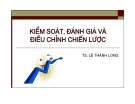 Bài giảng Quản lý chiến lược: Chương 8 - TS. Lê Thành Long