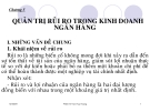 Bài giảng Quản trị ngân hàng: Chương 5 - PGS, TS. Trần Huy Hoàng