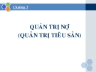 Bài giảng Quản trị ngân hàng: Chương 3 - PGS, TS. Trần Huy Hoàng