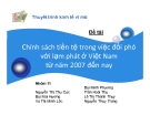 Tiểu luận: Chính sách tiền tệ trong việc đối phó với lạm phát ở Việt Nam từ năm 2007 đến nay