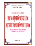 SKKN: Một số biện pháp rèn kĩ năng đọc hiểu trong phân môn Tập đọc cho học sinh lớp 51 trường Tiểu học Võ Thị Sáu Cẩm Mỹ - Đồng Nai