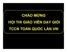 Bài giảng học phần Nguyên lý làm lạnh: Bài 8 - ThS. Nguyễn Kim Luyện