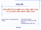 Chủ đề: Cơ chế tỷ giá hiện nay của Việt Nam và vai trò của ngân hàng nhà nước Việt Nam