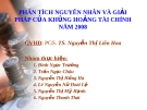 Thuyết trình: Phân tích về cuộc khủng hoảng tài chính 2008. Nguyên nhân và giải pháp