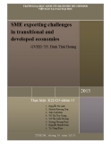 Báo cáo: SME exporting challenges in transitional and developed economies
