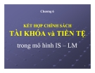 Bài giảng Kinh tế vĩ mô: Chương 6 - TS. Phan Nữ Thanh Thủy