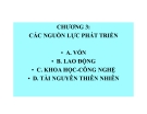 Bài giảng Kinh tế phát triển: Chương 3 - TS. Lê Ngọc Uyên