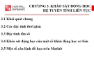 Bài giảng Lý thuyết điều khiển tự động: Chương 3