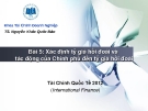 Bài giảng Tài chính quốc tế: Bài 5 - TS. Nguyễn Khắc Quốc Bảo