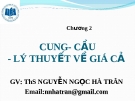 Bài giảng Kinh tế vi mô: Chương 2 - Ths. Nguyễn Ngọc Hà Trân