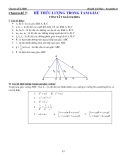 Chuyên đề luyện thi ĐH 7: Hệ thức lượng trong tam giác - Huỳnh Chí Hào