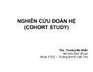 Bài giảng Nghiên cứu đoàn hệ - Ths. Trương Bá Nhẫn