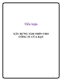 Tiểu luận: Xây dựng tầm nhìn cho công ty của bạn