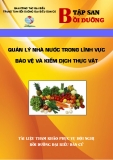 Tập san bồi dưỡng Quản lý nhà nước trong lĩnh vực bảo vệ và kiểm dịch thực vật - Trung tâm bồi dưỡng đại biểu dân cử