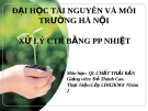 Bài thuyết trình: Xử lý CTR bằng phương pháp nhiệt