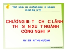 Bài giảng Địa lý kinh tế Việt Nam: Chương 3 - GV Trần Thu Hương