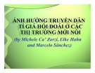 Thuyết trình: Ảnh hưởng truyền dẫn tỉ giá hối đoái ở các thị trường mới nổi