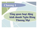 Bài giảng Quản trị ngân hàng: Chương 1 - Tổng quan hoạt động kinh doanh ngân hàng thương mại