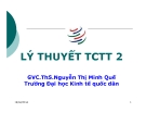 Bài giảng Lý thuyết tài chính tiền tệ: Chương 8 - GVC.ThS.Nguyễn Thị Minh Quế