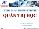 Bài giảng Quản trị học: Chương 10 - ThS. Bùi Thị Quỳnh Ngọc