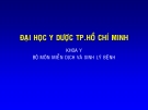 Bài giảng Miễn dịch học đại cương - ĐH Y dược TP. HCM