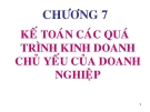 Bài giảng Nguyên lý kế toán: Chương 7 - GV. Phạm Thanh Liêm