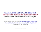 Bài giảng Giám sát thi công và  nghiệm thu kết cấu bê tông và bê tông cốt thép trong công trình xây dựng dân dụng  - TS. Lưu Trường Văn