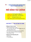 Bài giảng Mô hình tài chính: Chương 1 - ThS. Nguyễn Lê Hồng Vỹ