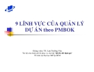 Bài giảng 9 Lĩnh vực của quản lý dự án theo PMBOK - TS. Lưu Trường Văn