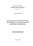 Luận án Tiến sĩ kinh tế: Hoàn thiện hạch toán tài sản cố định nhằm tăng cường quản lý tài sản cố định trong các doanh nghiệp xây dựng Việt Nam