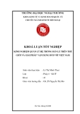 Khóa luận tốt nghiệp: Kinh nghiệm quản lý hệ thống bán lẻ trên thế giới và giải pháp vận dụng đối với Việt Nam