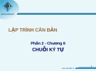 Bài giảng Lập trình căn bản: Chương 8 - Võ Duy Tín